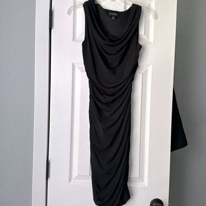 Enfocus Studio Size 6 Black sleeveless Midi dress